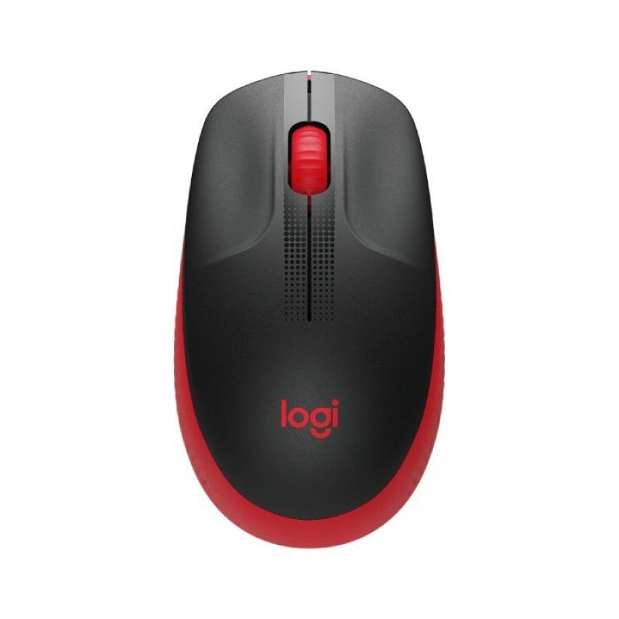 Ratón Inalámbrico Logitech M190/ Hasta 1000 DPI/ Rojo