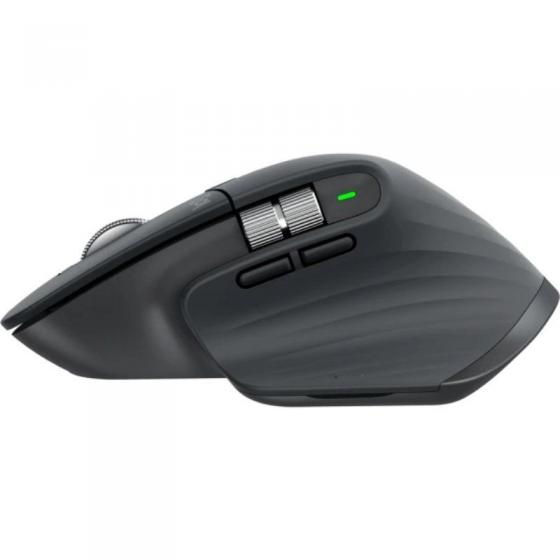 Ratón Ergonómico Inalámbrico por Bluetooth Logitech MX Master 3S For Business/ Batería recargable/ Hasta 8000 DPI/ Grafito