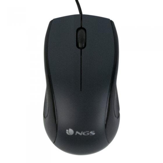 Ratón NGS Black Mist/ Hasta 1000 DPI