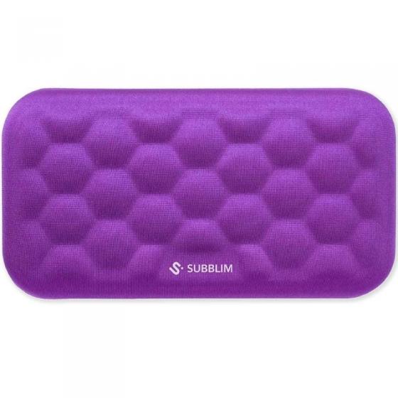 Reposamuñecas Subblim Ergo AirPadding/ Púrpura