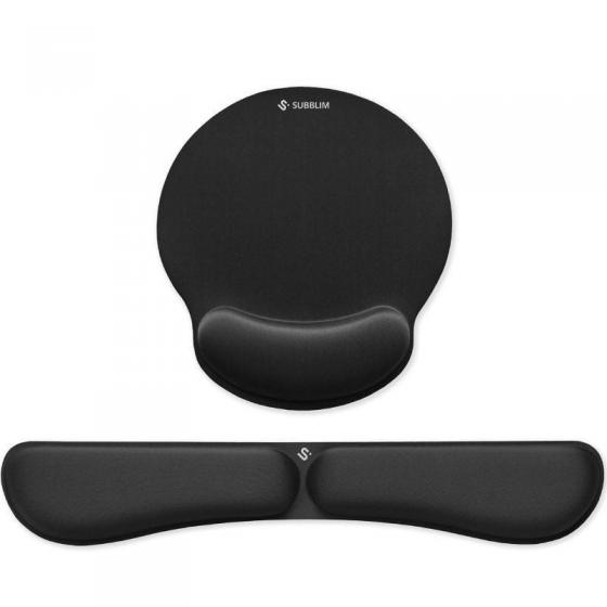 Pack de Reposamuñecas y Alfombrilla Ergonómica Subblim Ergo MemoryFlex