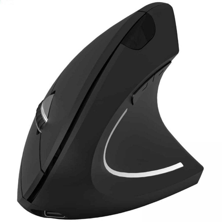 Ratón Vertical Inalámbrico por Bluetooth/ 2.4GHz Subblim Glide Vertical Ergo Dual Battery/ Batería Recargable/ Hasta 1600 DPI/ N