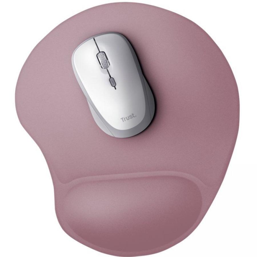 Alfombrilla Ergonómica Trust BigFoot Pad/ 16 x 205 x 236mm/ Rosa