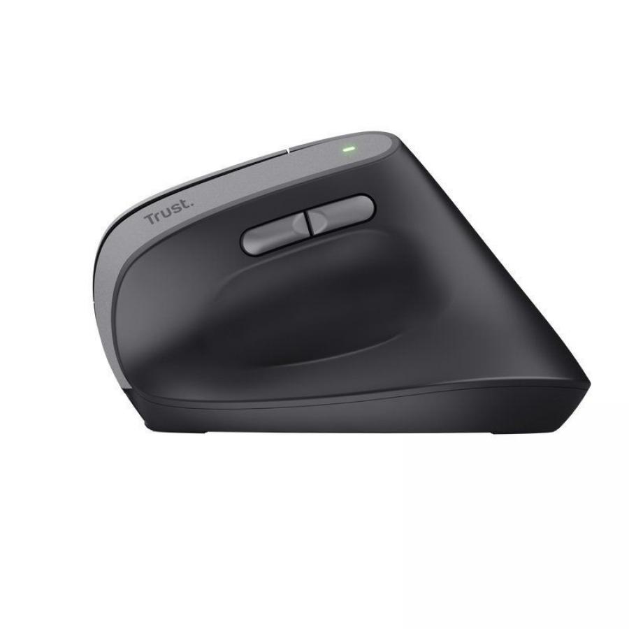 Ratón Vertical Inalámbrico Trust Bayo II/ Batería recargable/ Hasta 2400 DPI