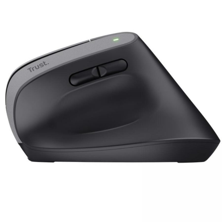 Ratón Vertical Inalámbrico por Bluetooth Trust Bayo+/ Batería Recargable/ Hasta 2400 DPI