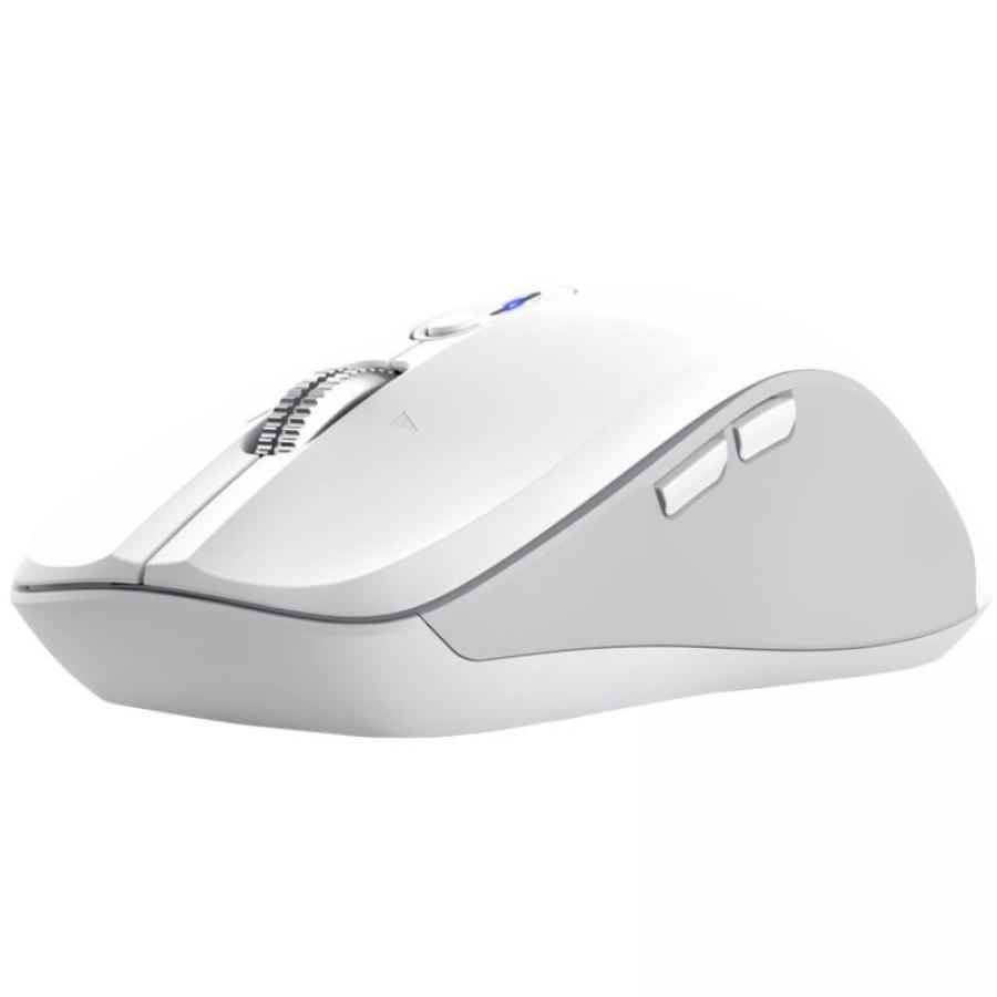 Ratón Ergonómico Inalámbrico Trust Ferro/ Hasta 3200 DPI/ Blanco