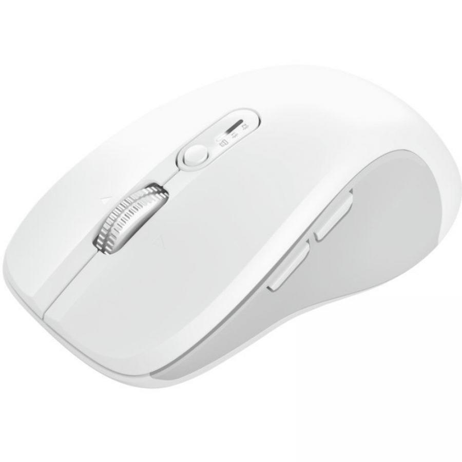 Ratón Ergonómico Inalámbrico Trust Ferro/ Hasta 3200 DPI/ Blanco