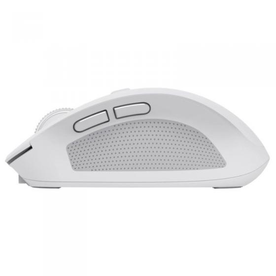 Ratón Inalámbrico por Bluetooth Trust Ozaa Compact Wireless/ Batería recargable/ Hasta 3200 DPI/ Blanco