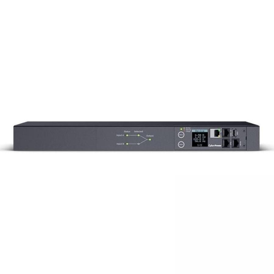 Unidad de Distribución para Alimentación Cyberpower PDU44005/ 16A/ 8x IEC C13 - 2x IEC C19/ Formato Rack 1U