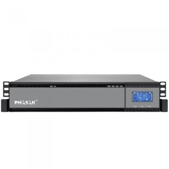 SAI Online Phasak Rack 19' 2000 VA Online LCD/ 2000VA-1800W/ 4 Salidas/ Formato Rack