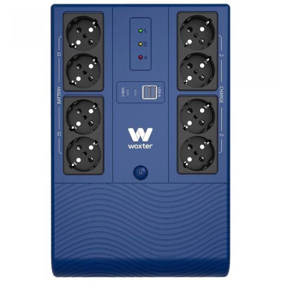 SAI Línea Interactiva Woxter Multibase UPS 1200 VA/ 1200VA-720W/ 8 Salidas/ Formato Torre
