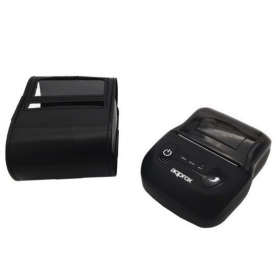Impresora de Tickets Approx appPOS58PORTABLE+/ Térmica/ Ancho papel 58mm/ USB-Bluetooth/ Negra - Imagen 5