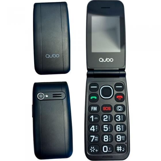 Teléfono Móvil Qubo NEONW-BK 4G para Personas Mayores/ Negro