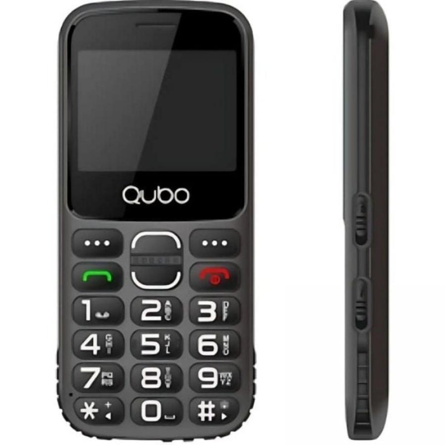 Teléfono Móvil Qubo X-230BKC 4G para Personas Mayores/ Negro