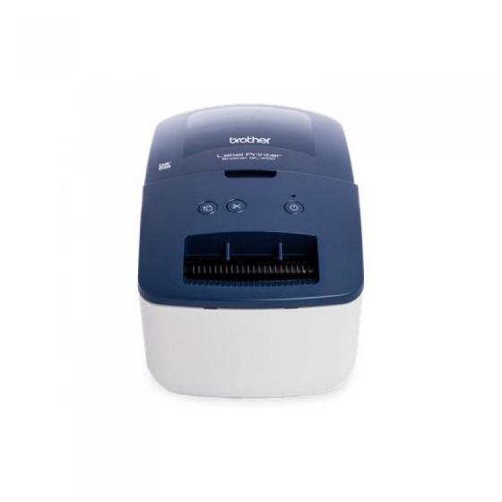 Impresora de Etiquetas Brother QL-600B/ Térmica/ Ancho etiqueta 62mm/ USB/ Azul y Blanca - Imagen 2