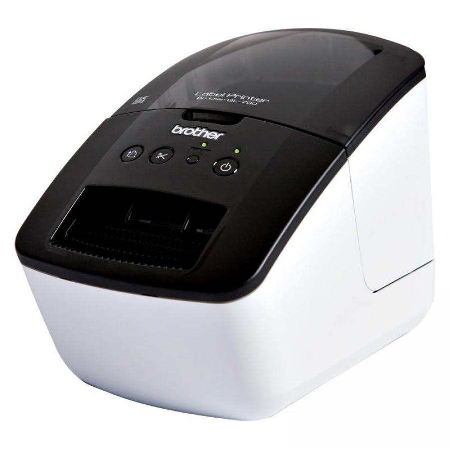 Impresora de Etiquetas Brother QL-700/ Térmica/ Ancho etiqueta 62mm/ USB/ Blanca y Negra - Imagen 1
