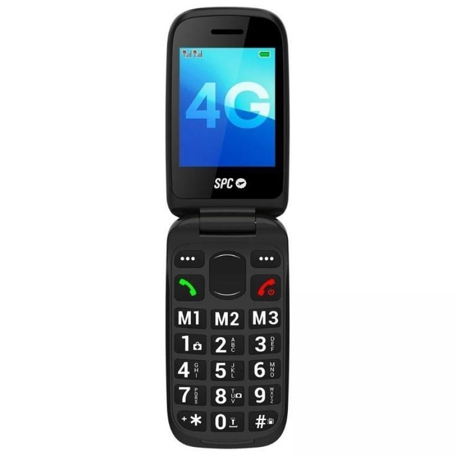 Teléfono Móvil SPC Harmony 2 4G para Personas Mayores/ Negro