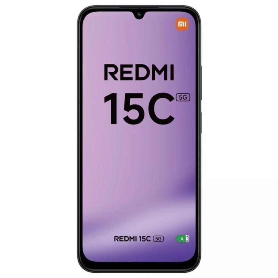 Smartphone Xiaomi Redmi 15C 4GB/ 128GB/ 6.9'/ 5G/ Negro
