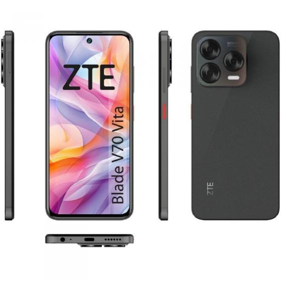 Smartphone ZTE Blade V70 Vita 8GB/ 256GB/ 6.7'/ Gris Oscuro