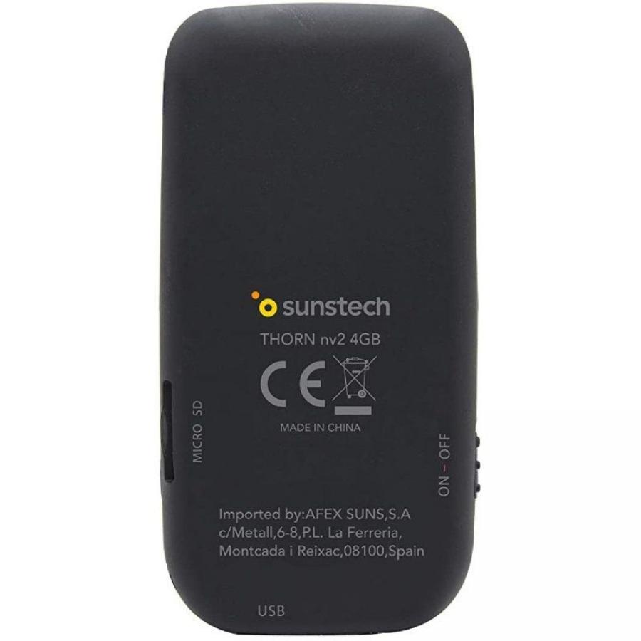 Reproductor MP4 Sunstech Thorn/ 4GB/ Pantalla 1.8'/ Radio FM/ Negro