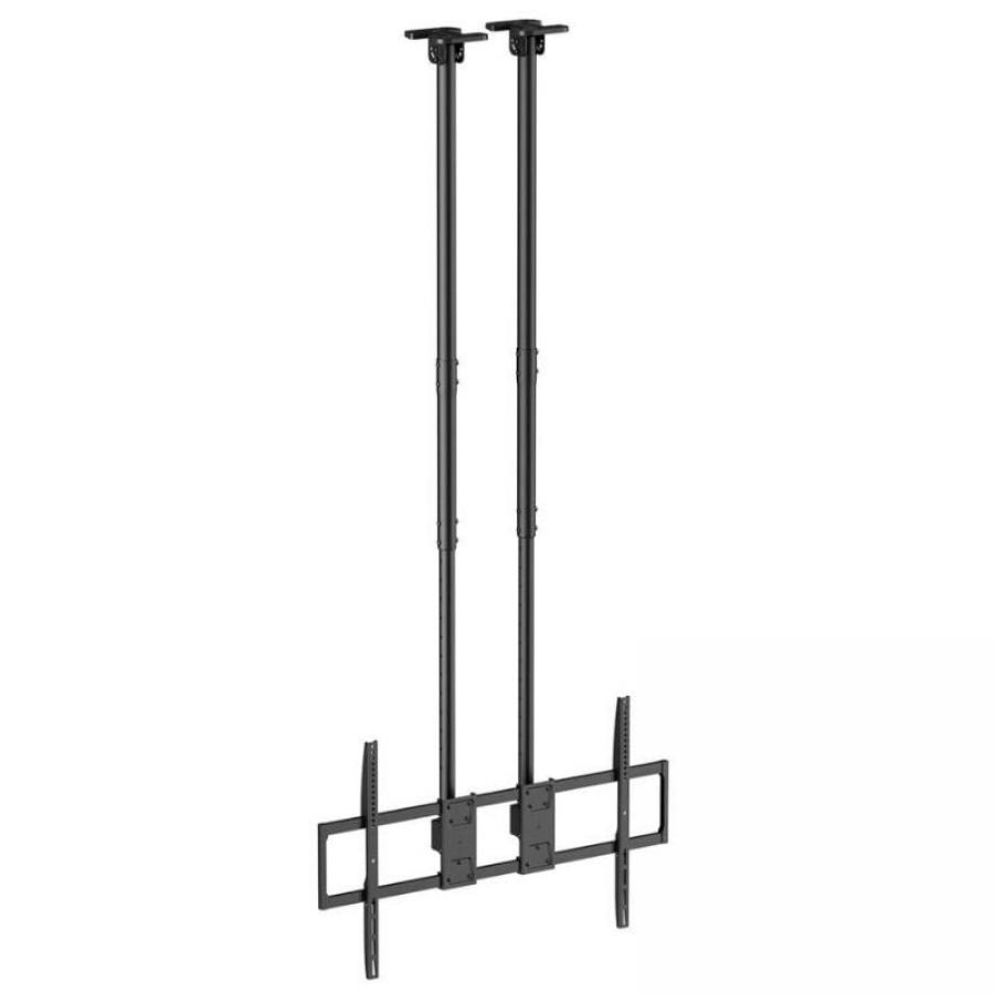 Soporte de Techo Inclinable/ Giratorio/ Nivelable Aisens CT120TLE-395 para TV de 60-120'/ hasta 120kg