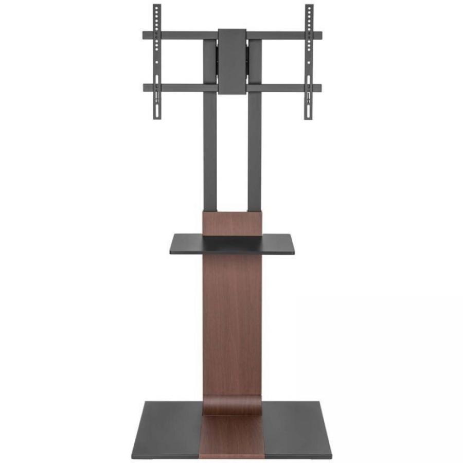 Soporte de Suelo Inclinable/ Giratorio con Bandeja DVD Aisens FT86TSE-401 para TV de 37-86'/ hasta 50kg