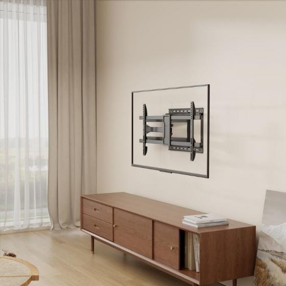 Soporte de Pared Inclinable/ Giratorio/ Nivelable Aisens WT80TSLE-419 para TV de 43-80'/ hasta 50kg