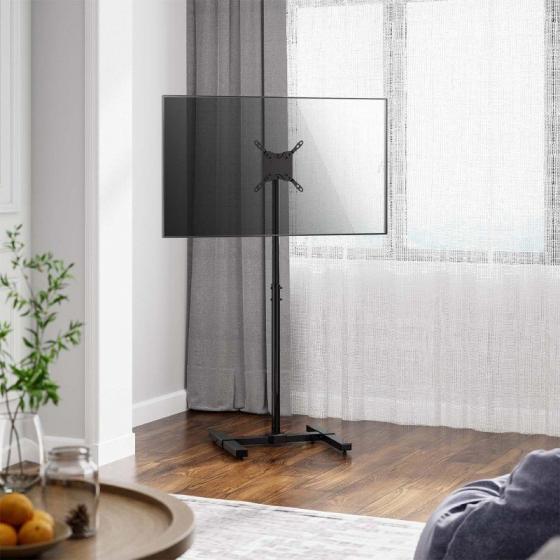 Soporte de Suelo Inclinable/ Nivelable/ Extensible Aisens FT42TE-261 para TV de 13-42'/ hasta 20kg
