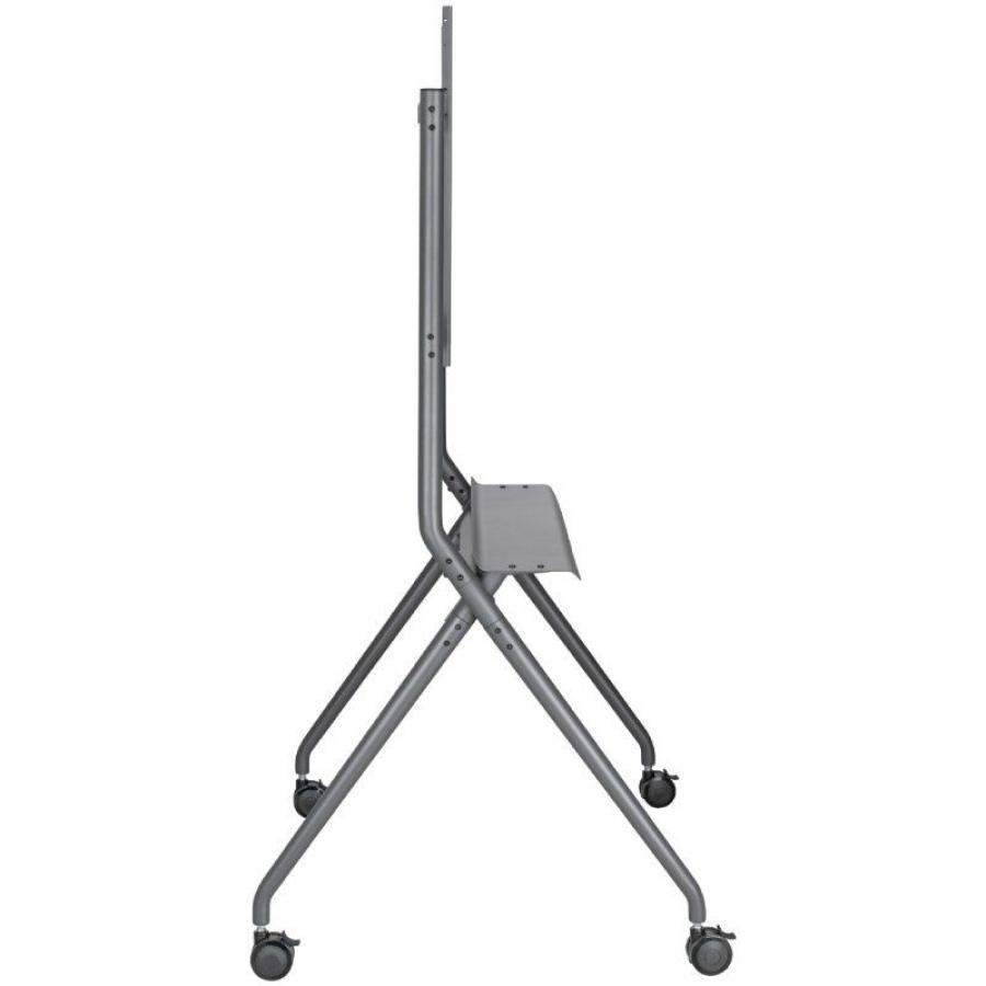 Soporte de Suelo con Ruedas Aisens FT86FE-143 para TV o Pantalla Interactiva 50'-86'/ hasta 120kg