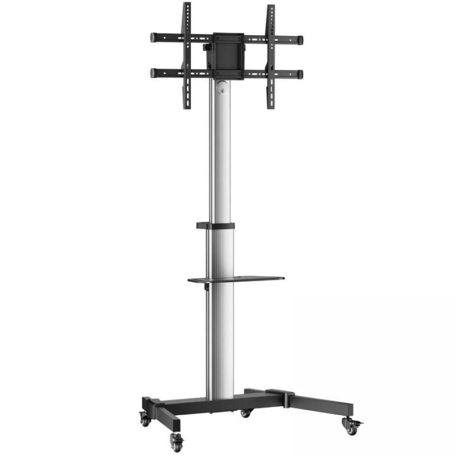 Soporte de Suelo Inclinable con Ruedas Aisens FT86TRE-197 para TV 37-86'/ hasta 50kg