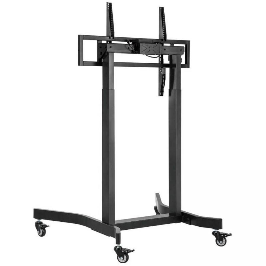 Soporte de Suelo Motorizado con Ruedas Aisens FTF100E-271 para TV de 55-100'/ hasta 120kg