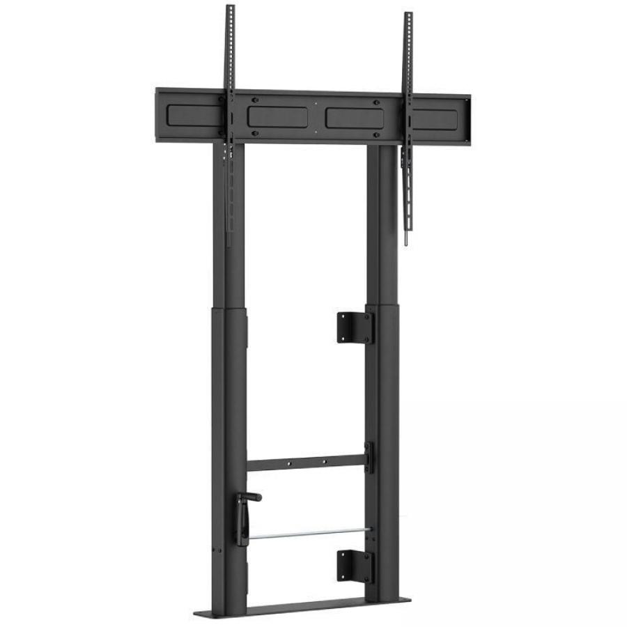Soporte de Suelo Giratorio/ Inclinable/ Nivelable Aisens FWF100E-351 para TV de 60-100'/ hasta 120kg