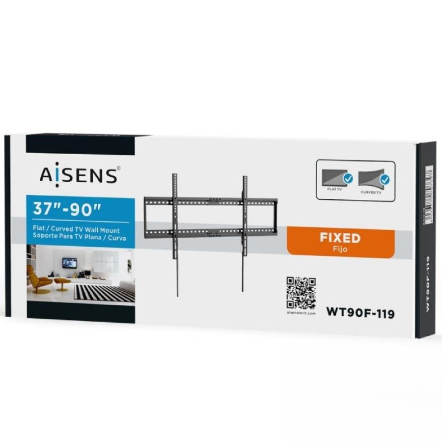 Soporte de Pared Fijo Aisens WT90F-119 para TV de 37-90'/ hasta 75kg
