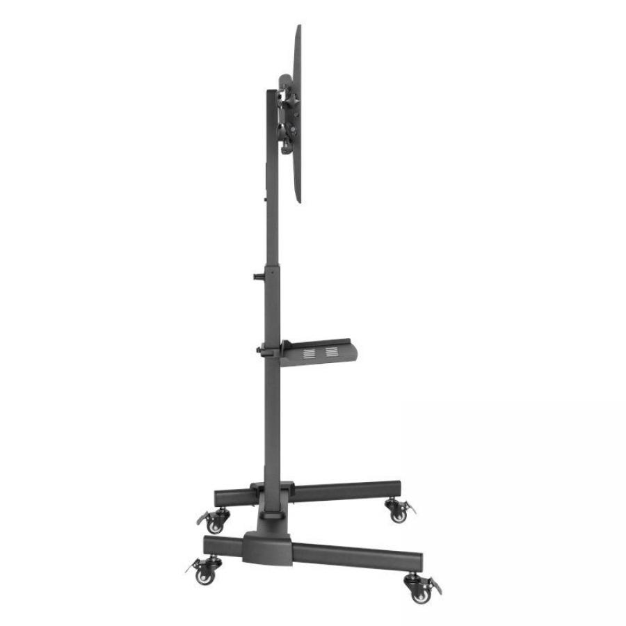 Soporte de Suelo Orientable/ Inclinable con Ruedas Fonestar STS-4244N para TV de 32-65'/ hasta 35kg
