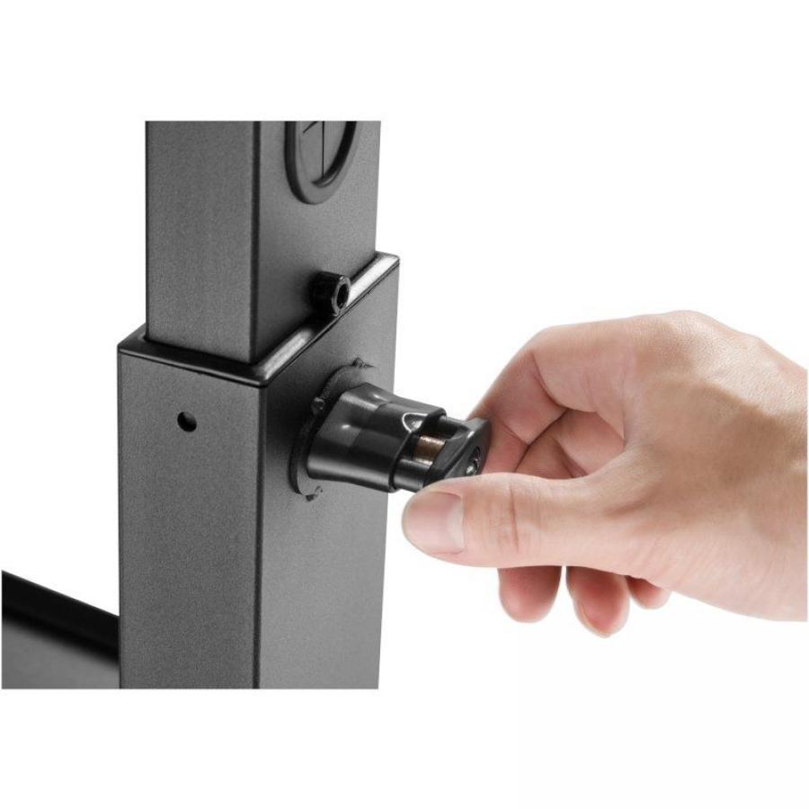 Soporte de Suelo Orientable/ Inclinable con Ruedas Fonestar STS-4244N para TV de 32-65'/ hasta 35kg