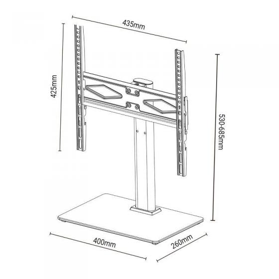 Soporte de Mesa TM Electrón TMSLC419 para TV de 32-50'/ hasta 30kg