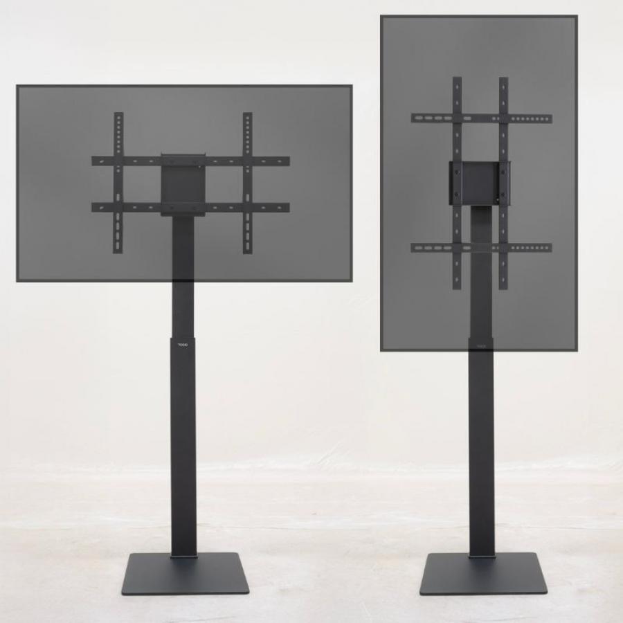 Soporte de Suelo Giratorio/Rotable TooQ FS2286M-B para TV 37-70'/ hasta 40kg