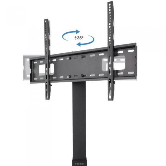 Soporte de Suelo Inclinable/ Ajustable TooQ MOON FS2287M-B para TV de 37-75'/ hasta 40kg