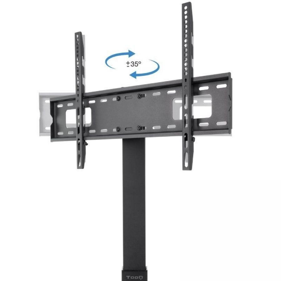 Soporte de Suelo Inclinable/ Ajustable TooQ MOON FS2287M-B para TV de 37-75'/ hasta 40kg