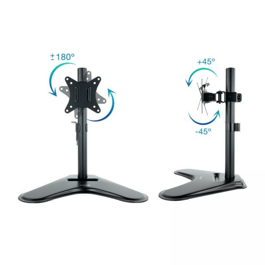 Soporte de Mesa Orientable/ Inclinable Tooq DB1701TN-B para TV y Portátil de 17-32'