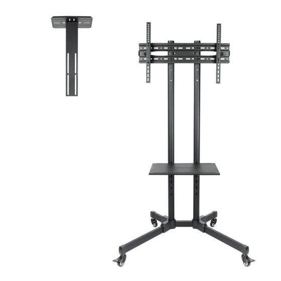 Soporte de Suelo Inclinable/ Ajustable TooQ FS1470M-B para TV de 37-70'/ hasta 50kg