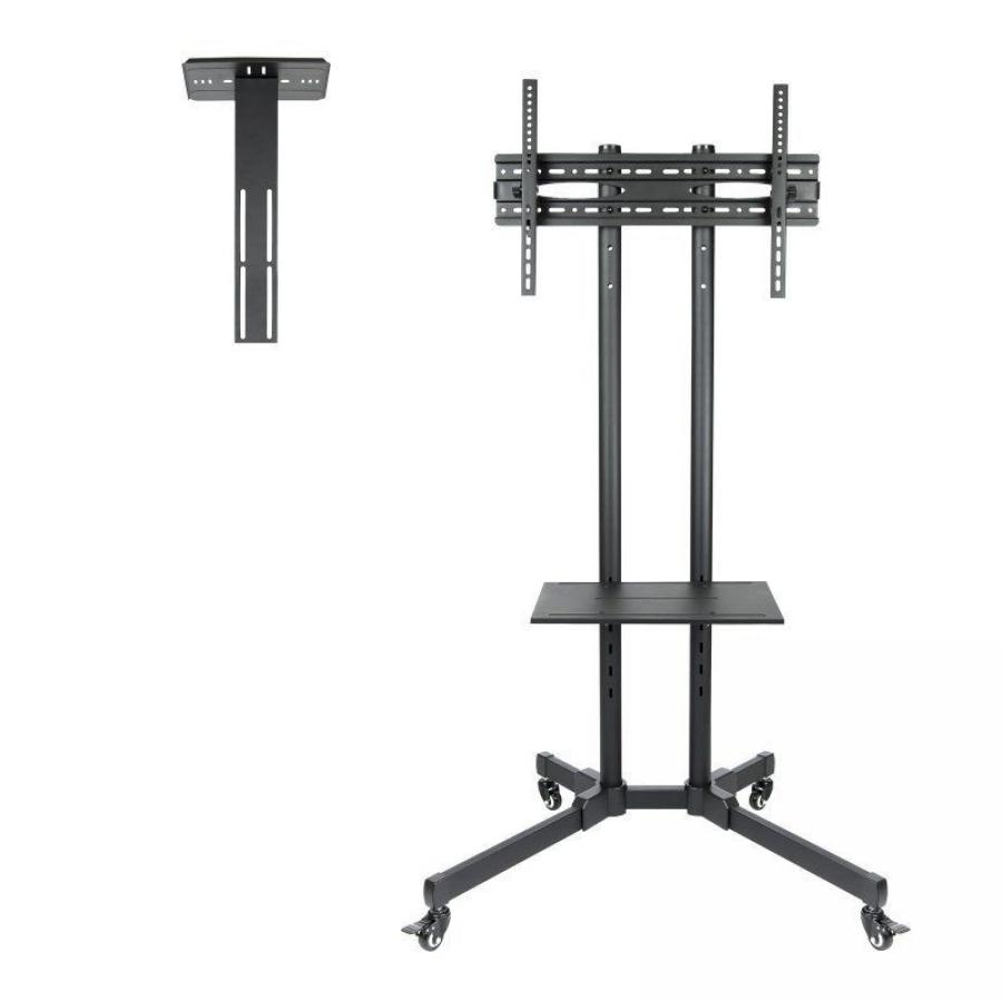 Soporte de Suelo Inclinable/ Ajustable TooQ FS1470M-B para TV de 37-70'/ hasta 50kg