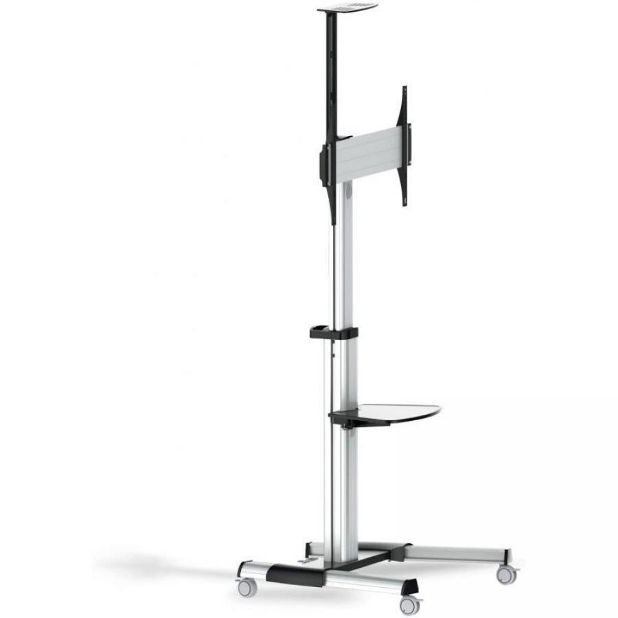 Soporte de Suelo Inclinable/ Ajustable con Ruedas TooQ FS1870M-B para TV de 37-70'/ hasta 50kg