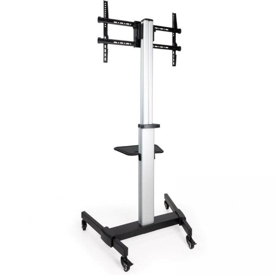 Soporte de Suelo Inclinable/ Ajustable con Ruedas TooQ FS1886M-B para TV de 37-86'/ hasta 50kg