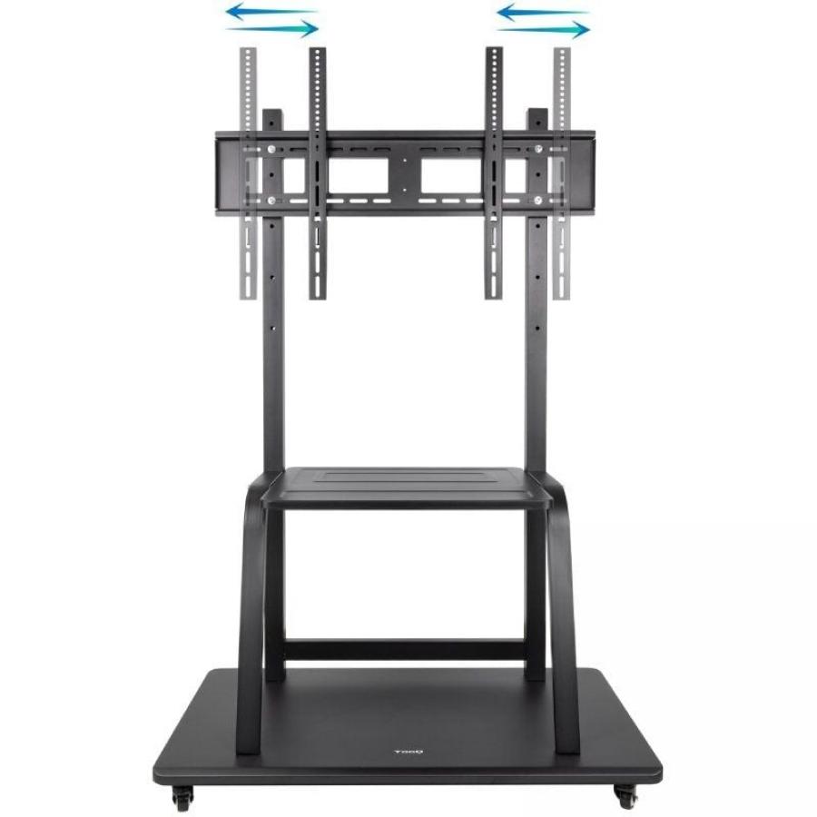Soporte de Suelo Ajustable con Ruedas TooQ FS20101M-B para TV de 37-100'/ hasta 150kg