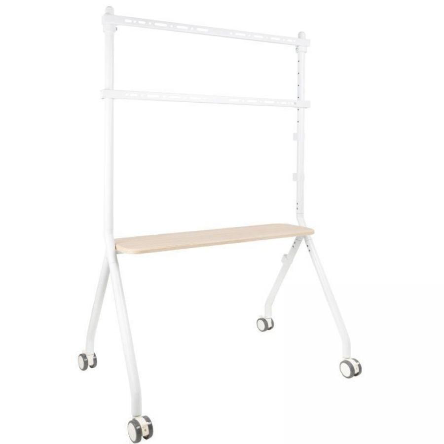 Soporte de Suelo con Ruedas TooQ iLOVE FS20207M-W para TV de 49-80'/ hasta 50kg