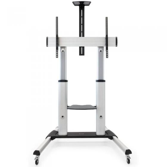 Soporte de Suelo Inclinable/ Ajustable con Ruedas TooQ FS20300M-B para TV de 60-100'/ hasta 100kg