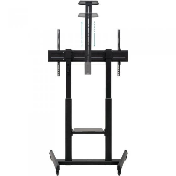 Soporte de Suelo Inclinable con Ruedas TooQ FS20406HM-B para TV de 60-100'/ hasta 120kg