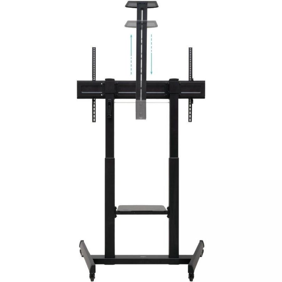 Soporte de Suelo Inclinable con Ruedas TooQ FS20406HM-B para TV de 60-100'/ hasta 120kg
