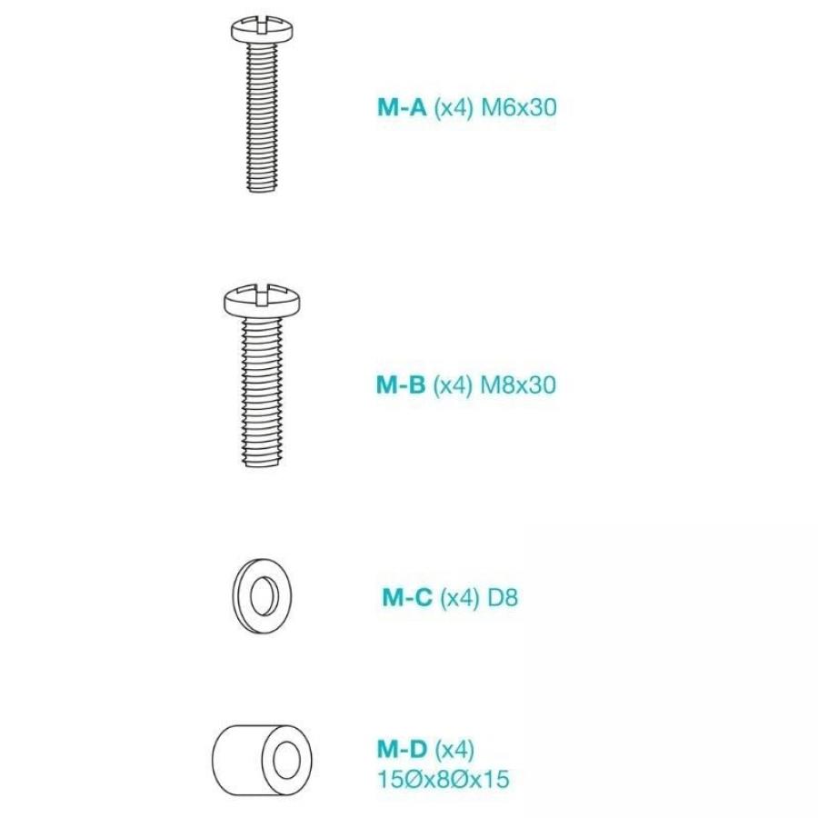 Soporte de Pared Inclinable TooQ LP1082F-B para TV de 37-80'/ hasta 45kg
